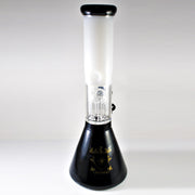 Phoenix Water Pipe -Umbrella Perc- Beaker - 10" - Smoke City