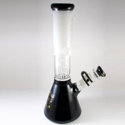 Phoenix Water Pipe -Umbrella Perc- Beaker - 10" - Smoke City