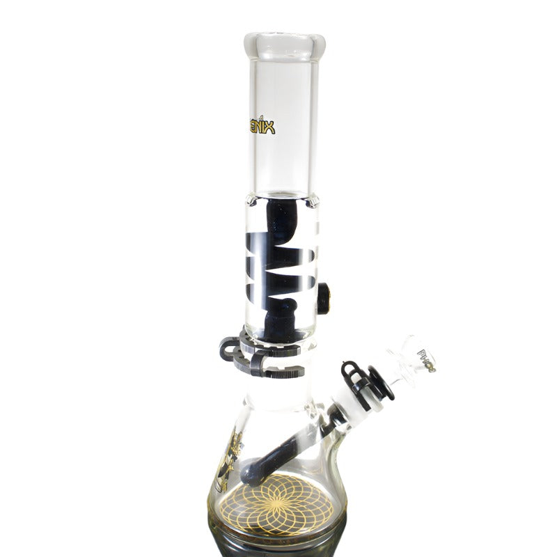 Phoenix Glycerin Water Pipe - Beaker - 11.5" - Smoke City