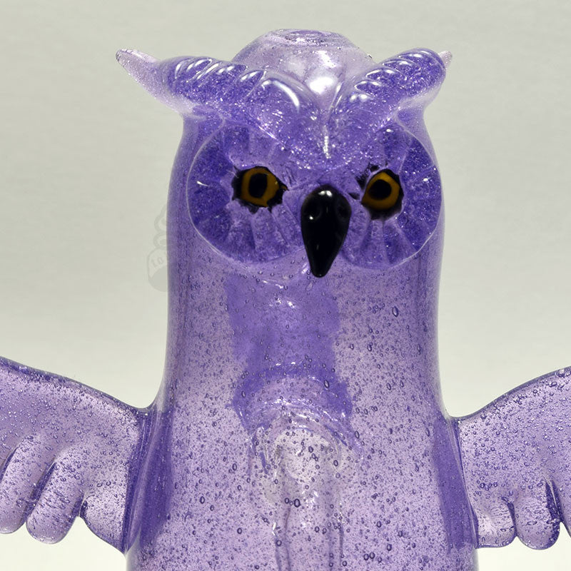 Four Winds Flame Works Purple Rain Owl Vapor Rig - Smoke City