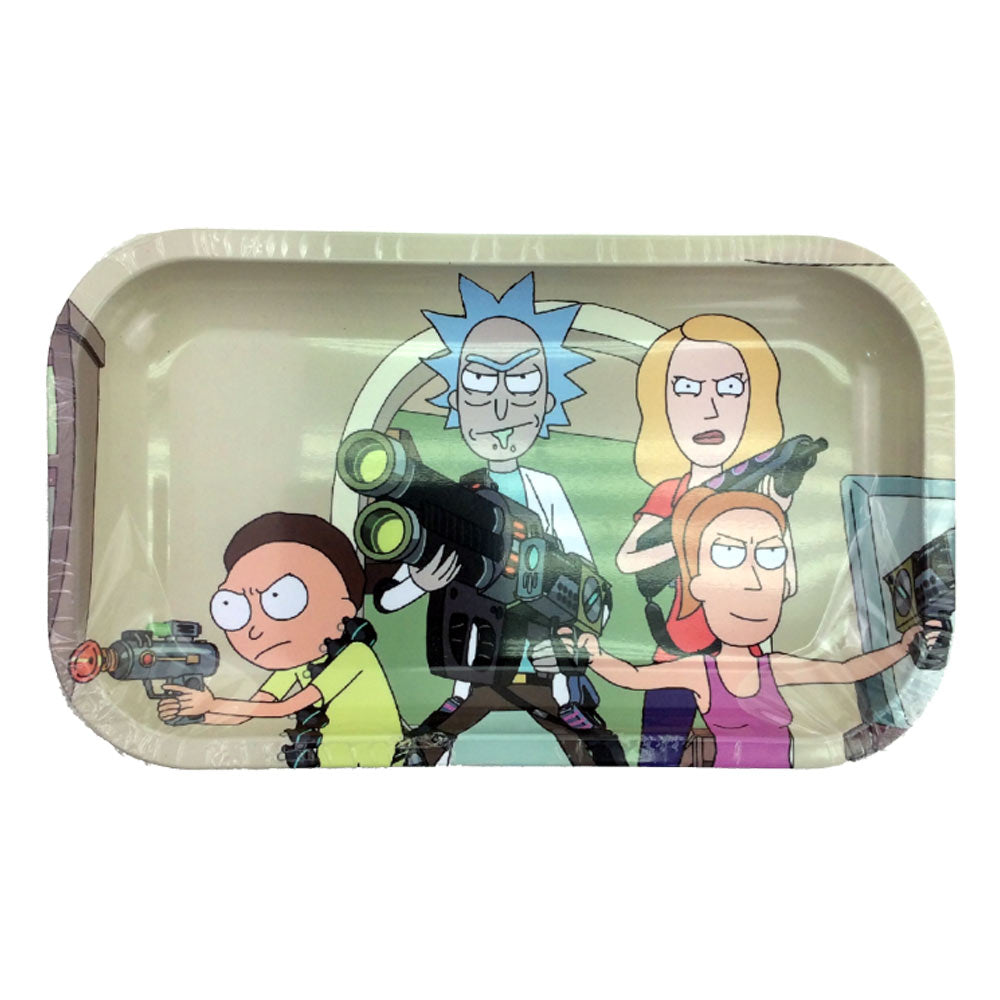 Rick N Morty Medium Rolling Tray