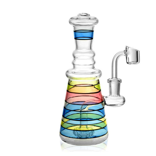 Rainbow Band Dab Rig -7 inch Dab Rig