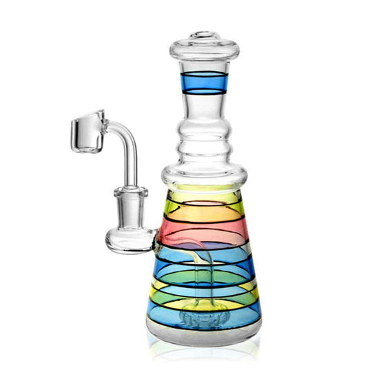 Rainbow Band Dab Rig -7 inch Dab Rig