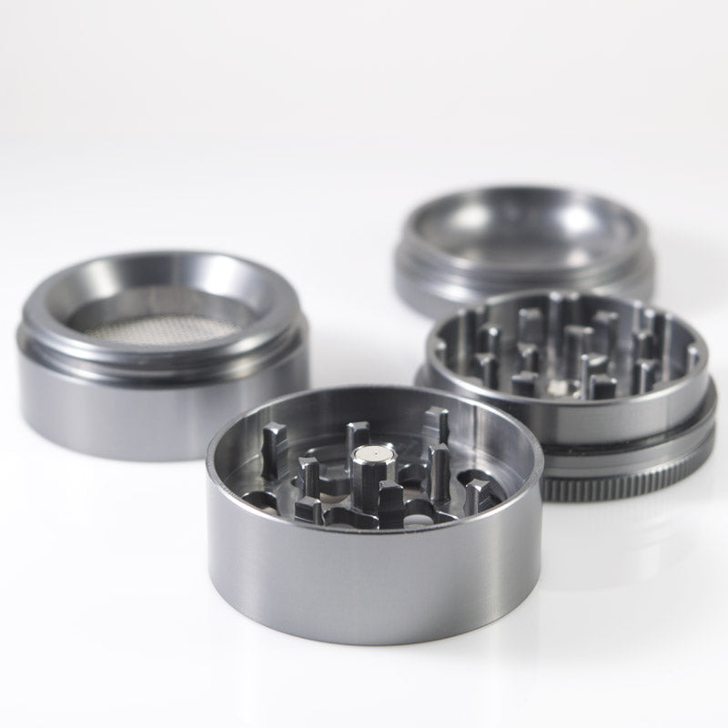 SMALL 4-PIECE GREY SHREDDER - Smoke City
