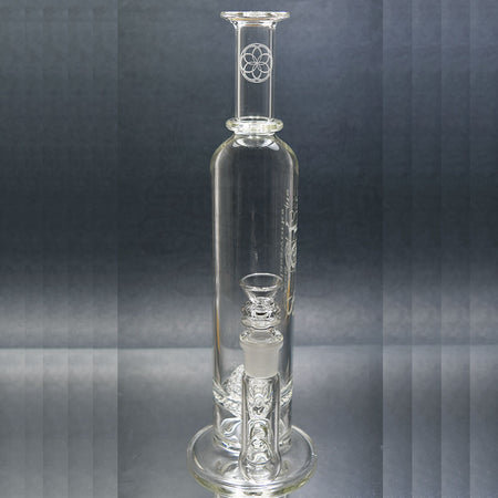 Seed of Life - Lace Sphere Perc Stemless Tube - Smoke City