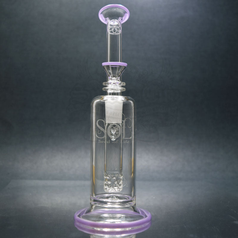 Seed Of Life Mini-Sherlock with Lace Perc Wisteria - Smoke City