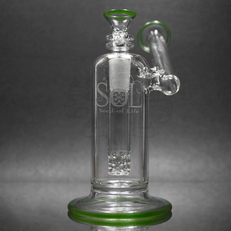 SOL - Sidecar Bubbler with Lace Perc - Mighty Moss - Smoke City