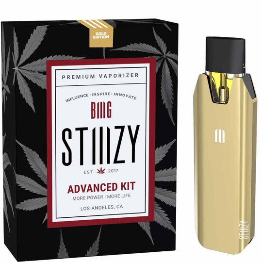 STIIIZY BIIIG VAPORIZER ADVANCED KIT WITH BOX GOLD