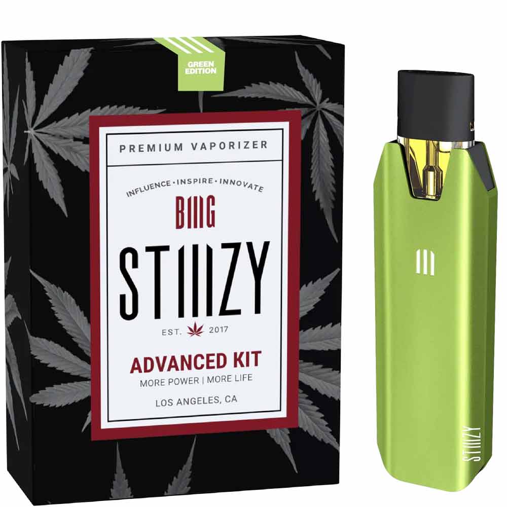 STIIIZY BIIIG VAPORIZER ADVANCED KIT WITH BOX GREEN