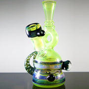 Slyme Green / Purple With Custom Millies and Horns Avalon Rig - Smoke City