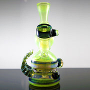 Slyme Green / Purple With Custom Millies and Horns Avalon Rig - Smoke City