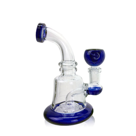 Banger Hanger Dab Rig With Showerhead Perc - 6"