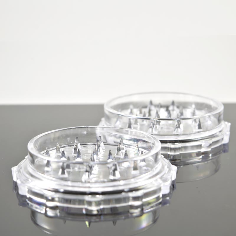 Acrylic 2 Piece Grinder - Smoke City