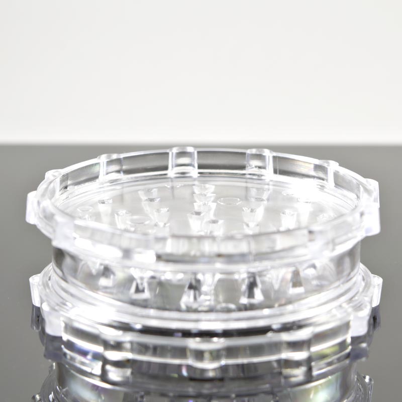 Acrylic 2 Piece Grinder - Smoke City