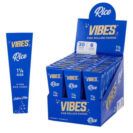 Vibes Rice Cone Papers Box