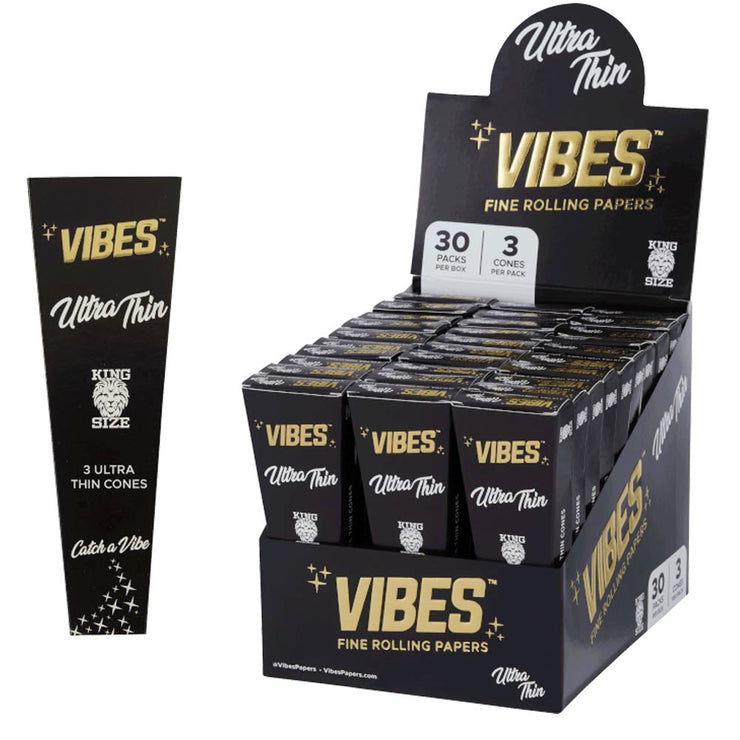 vibes ultra thin cones King Size Box