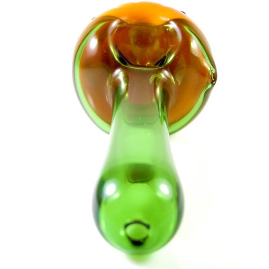 Chameleon Glass Jack O Lantern Hand Pipe Mouth Piece