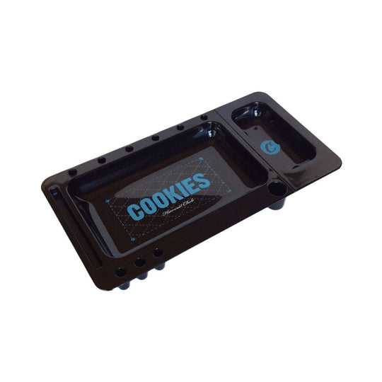 Cookies SF Custom Rolling Tray 2.0 (Black) - Smoke City