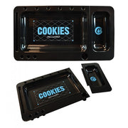 Cookies SF Custom Rolling Tray 2.0 (Black) - Smoke City