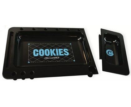 Cookies SF Custom Rolling Tray 2.0 (Black) - Smoke City