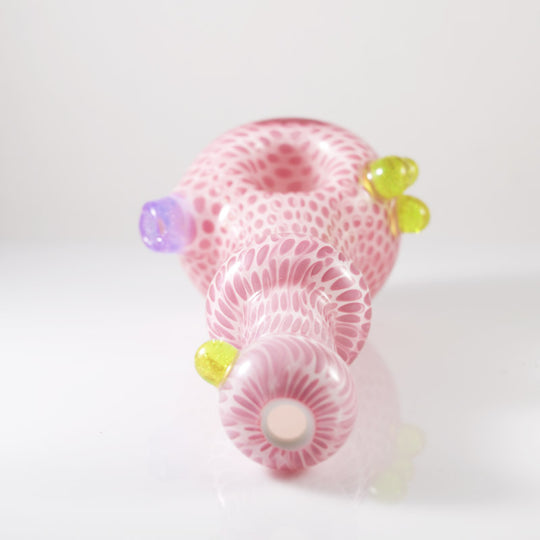 Small Snake Skin Sherlock Pipe made by Firekist Glass - Smoke City
