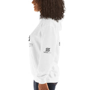 SMOKE CITY Unisex White Hooded Sweatshirt