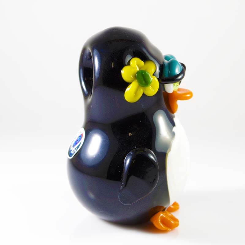 Girl Penguin Pipe by Crush Glass Right Side