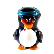 Penguin Glass Pipe by Crush Glass Front