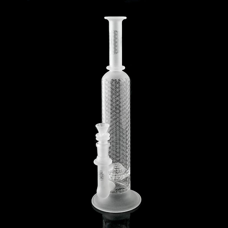 Seed Of Life - Sacred G Sphere Perc Stemless Tube - Smoke City
