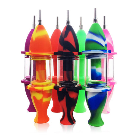 silicon nectar collector multiple colors