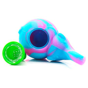 Silicone Elephant Pipe with Glass Bowl