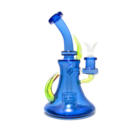 Blue Banger Hanger Dab Rig With Horns Right