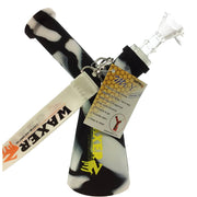 WAXERZ SILICONE Personal Water Pipe Black & White