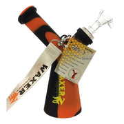 WAXERZ SILICONE Personal Water Pipe Orange & Black