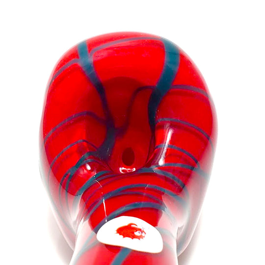 Spider-Man Inspired Hand Pipe Bowl Close Up