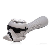 STORM TROOPER SILICONE HAND PIPE 4"