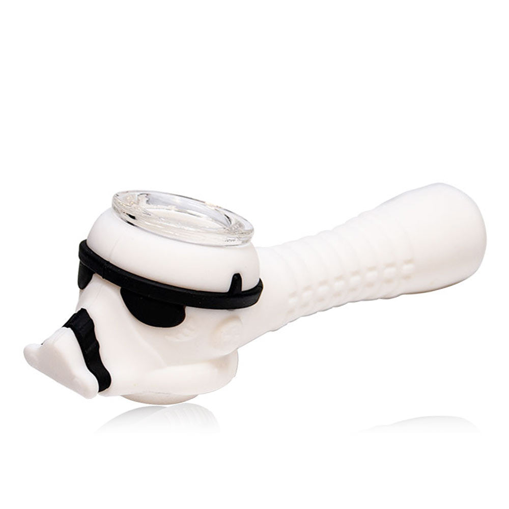 STORM TROOPER SILICONE HAND PIPE 4"