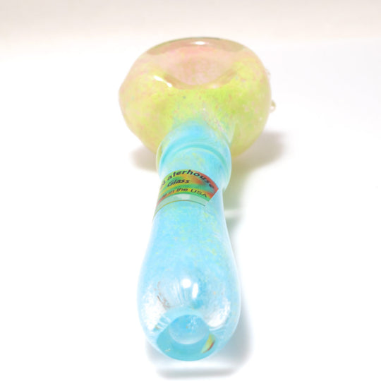 Water House Hand Pipe Twist Blue Pink Green Mouth
