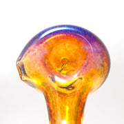 Water House Hand Pipe Gold & Silver Fume Close up