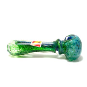 Water House Hand Pipe with Twist Blue & Green 2