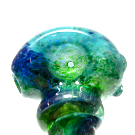 Water House Hand Pipe with Twist Blue & Green 5