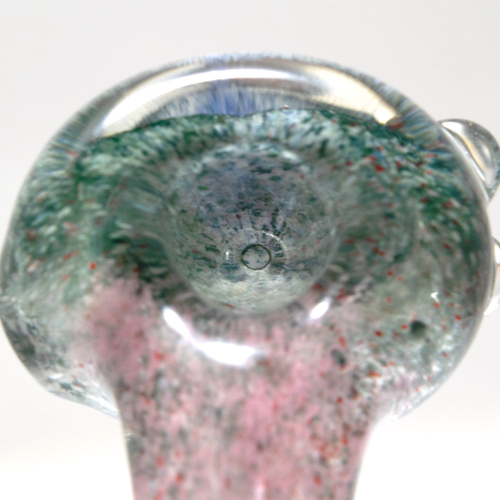 Water House Hand Pipe with Twist Pink & Gray 5